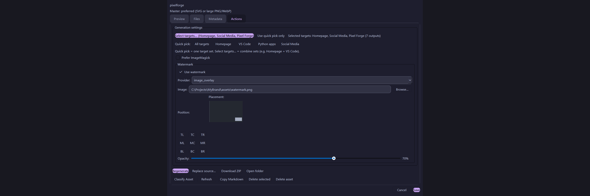 Pixel Forge screenshot