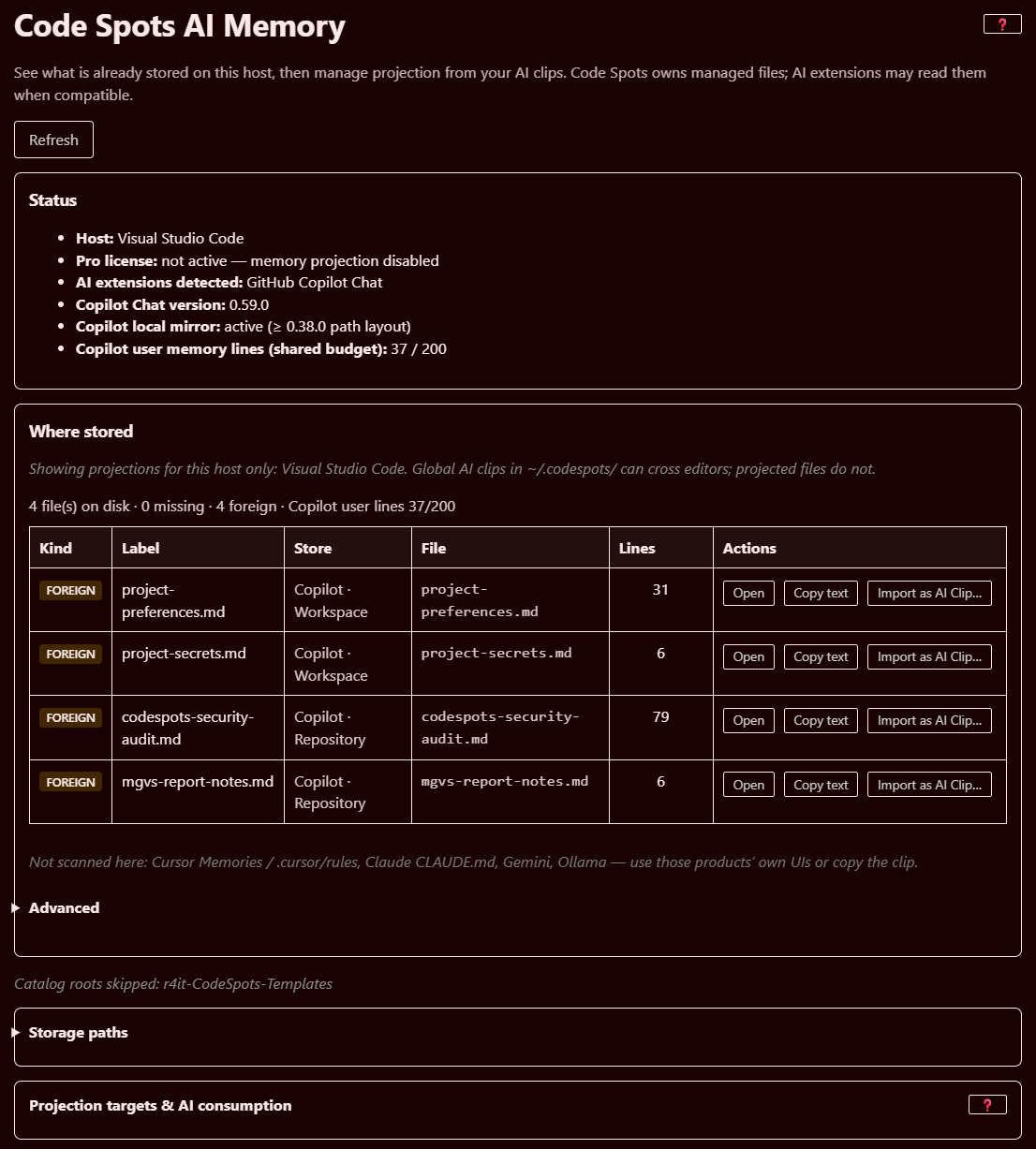 Code Spots screenshot