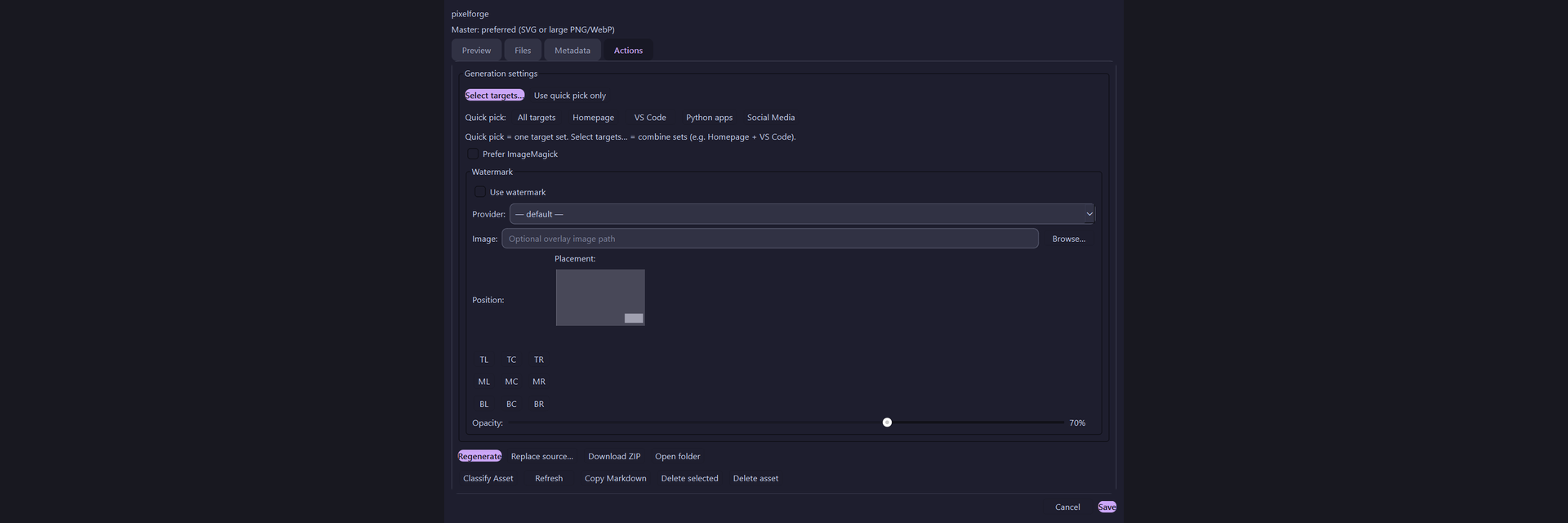 Pixel Forge screenshot
