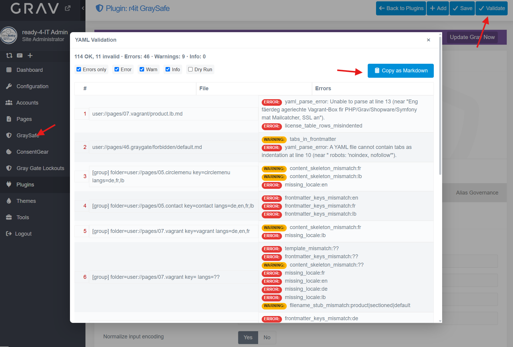 Gray Safe screenshot