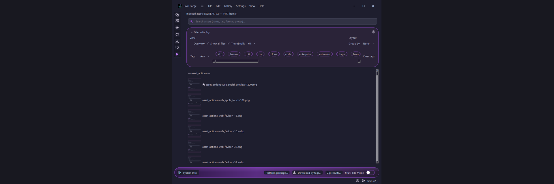 Pixel Forge screenshot